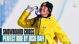 josie baff strikes gold australia s first women s sbx medal