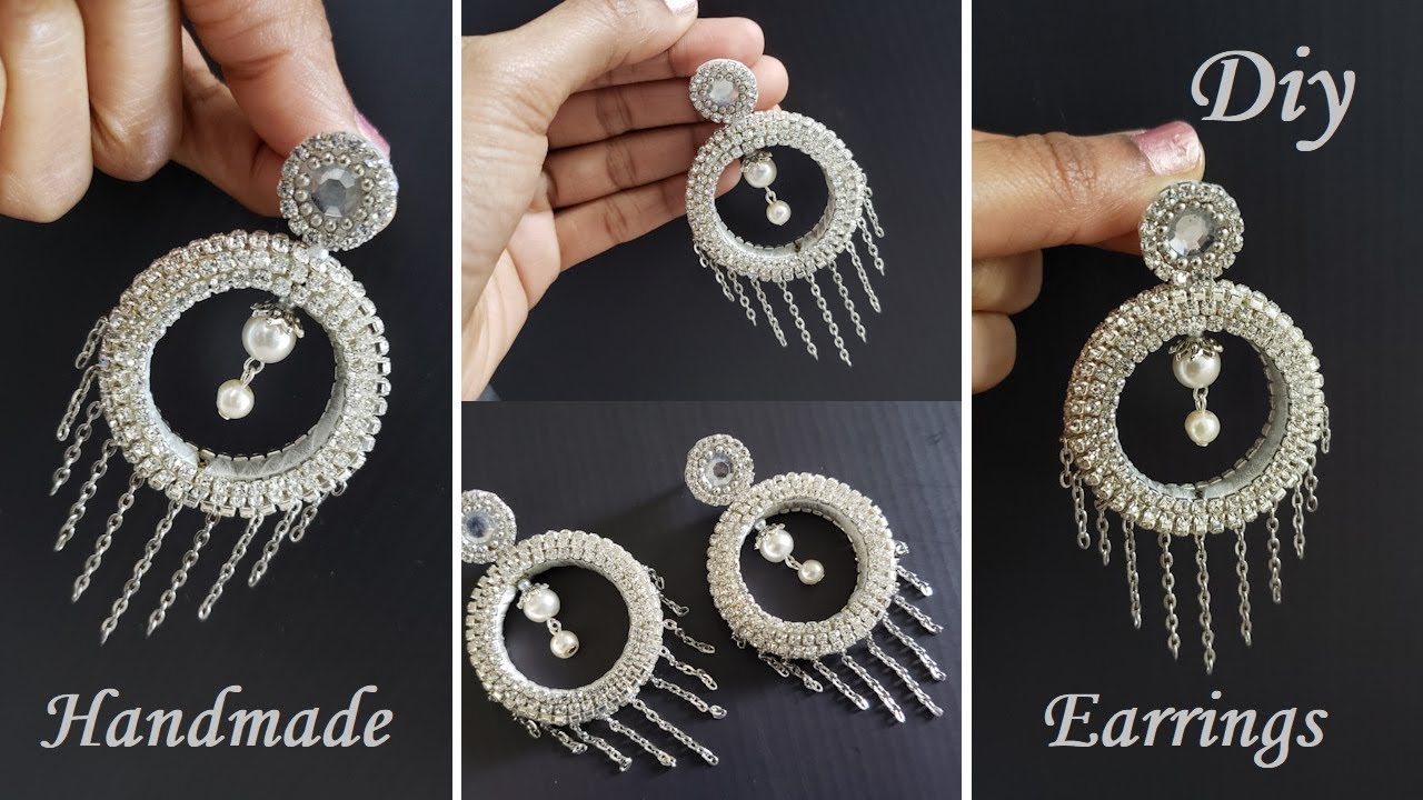DIY || How To Make Fancy Bridal Silk Thread Earrings At Home || Silk Thread  Earrings Tutorial !!! - YouTube