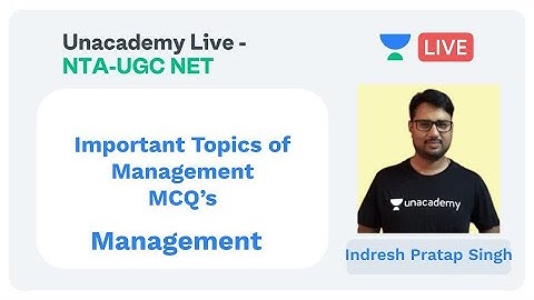 NTA UGC NET - Important Discussion of NTA NET topic through MCQs by Indresh Pratap Singh