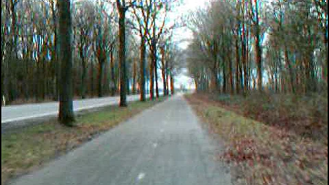 Bike path from Assen to Oosterwolde in the Netherlands 2