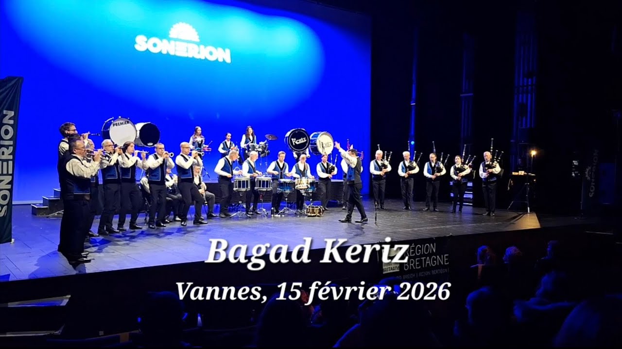 Bagad Keriz de Clichy - concours de Vannes du 15 février 2026, 4ème catégorie // Sonerion