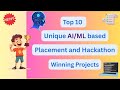 Winning AIML Projects for Hackathons | Placements | Interviews | Final year unique projects