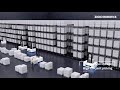 U-bot( Stacker Robot)+R-bot(Smart Four-way Pallet Shuttle) Dense Storage and Picking System