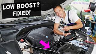 HOW TO FIX LOW BOOST CODE ON BMW 528i 520i 320i 328i 420i 428i 228i 220i 125i X1 X3 X4 N20 N26