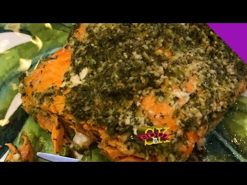 Best baked dill butter lemon and parsley salmon