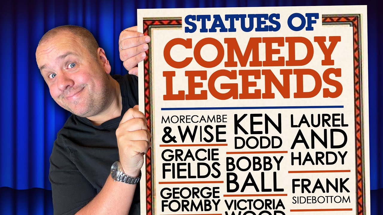 Celebrating British Comedy Legends Through Statues
