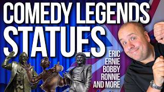 British COMEDY LEGENDS Immortalised as STATUES!