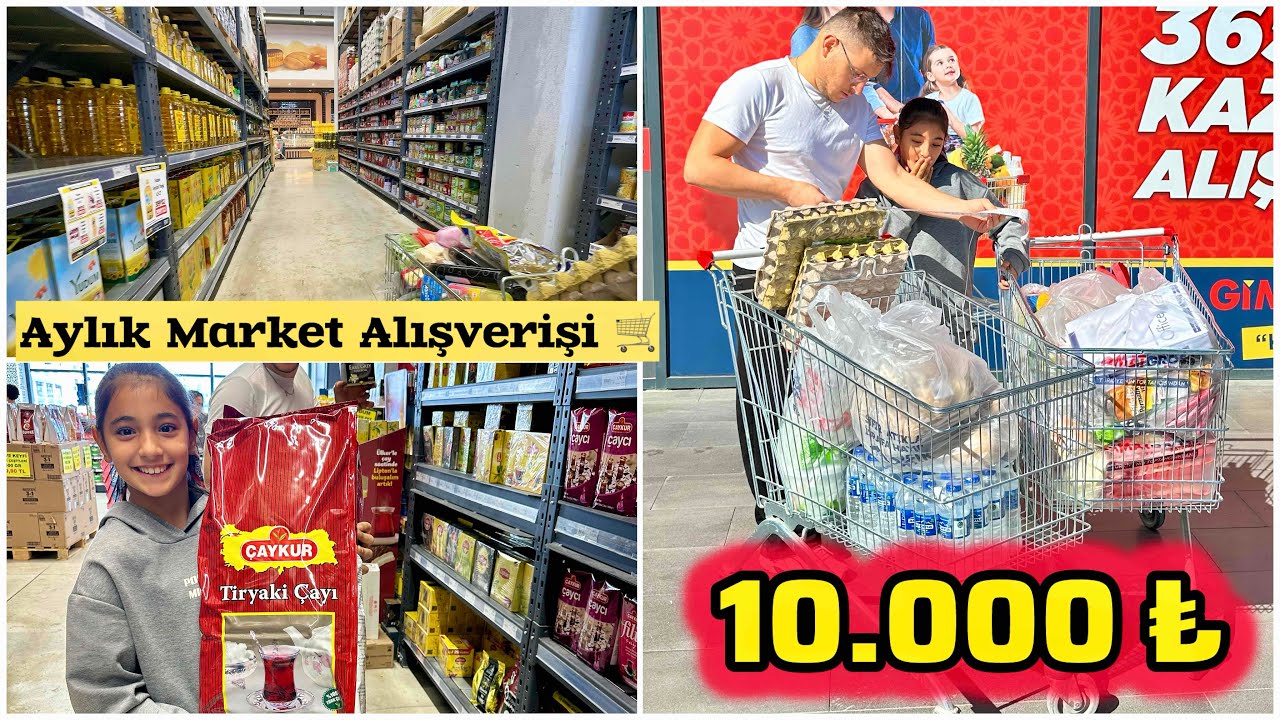 Aylık Market Alışverişi | Fiyatlar, Tüyolar ve Reyon Turu ❗️ #market #alışveriş #vlog 