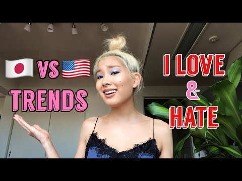 Japanese VS American TRENDS: Yay or Nay? | 日本VSアメリカの流行について[字幕]