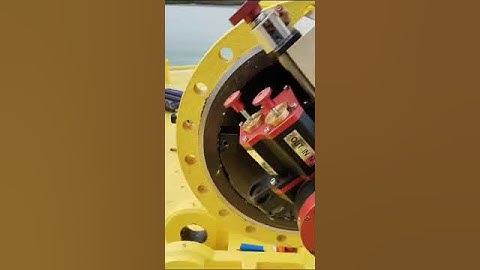 FDG1000 flange facing machine in Argentina use for offshore tankers