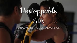 Unstoppable Sia Karaoke Instrumental Version Cover Lyrics Video