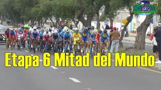 VUELTA CICLÍSTICA ECUADOR 2020 ETAPA 6 RICHARD CARAPAZ MITAD DEL MUNDO