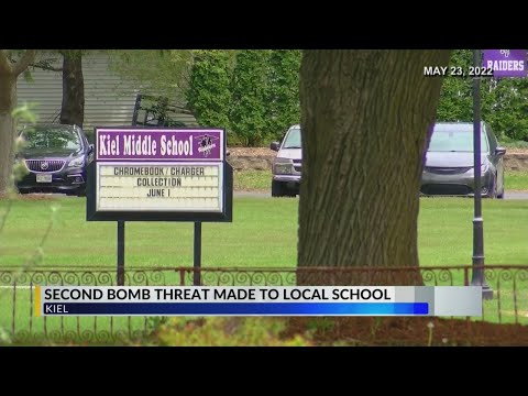 Second bomb threat made to Kiel Middle School