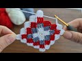 Super Crochet Knitting Motif Making 🤍 Çok Güzel Tığ İşi Şahane Motif Yapımı