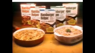 Hamburger Helper Commercial james Hdanton 1975