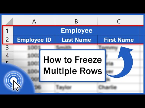 How to Freeze Multiple Rows in Excel (Quick and Easy)