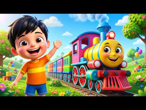 The Train is Here, the Train is Here, Choo Choo Choo 🚂 | Gadi Ai Gadi Ai Chuk Chuk Chuk | New Hin...