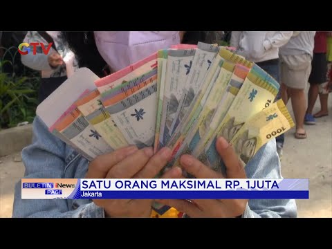 Warga Antre Tukar Uang Baru di Gerai BI di Pasar Senen, Jakpus #BuletiniNewsPagi 25/08