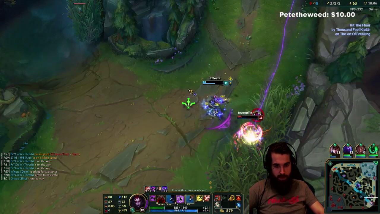 League of Legends Funny footage Elise... Gripex90 lol