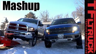 2016 Ram Power Wagon vs Ford Raptor: Suspension Flex Battle