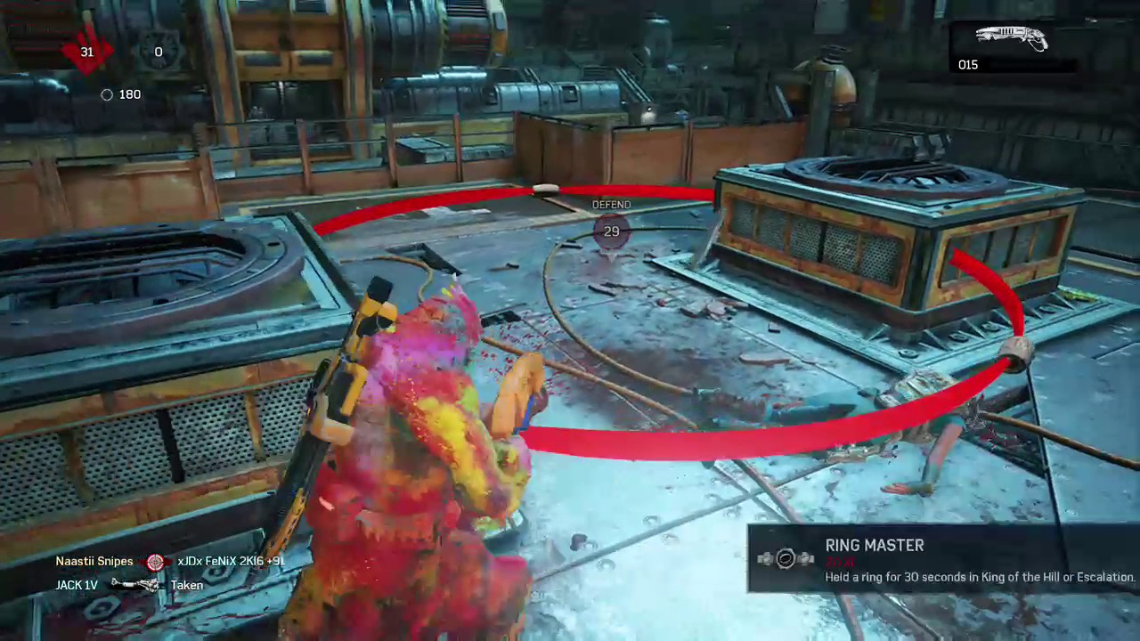 Gears of War 4 Multiplayer Gameplay - Quad kill with Gnasher shotgun