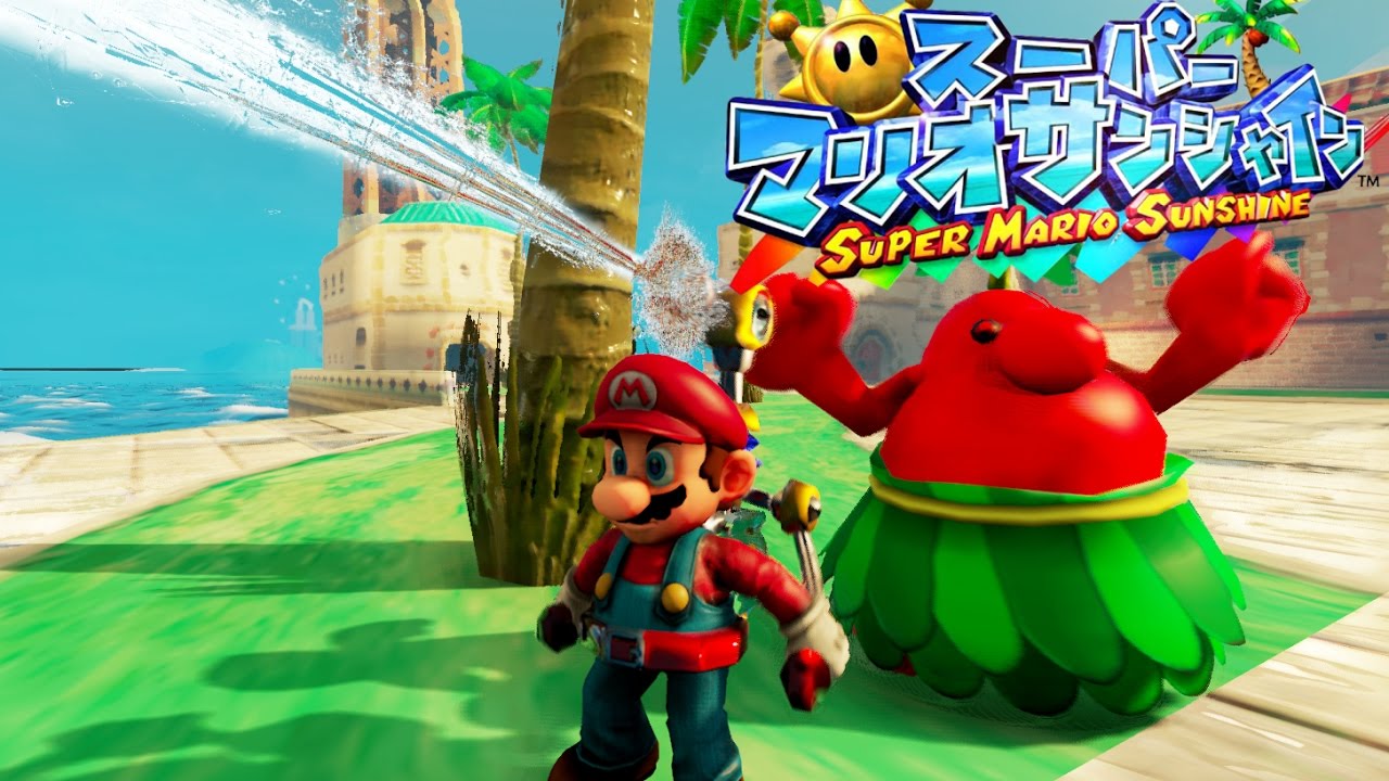 スーパーマリオサンシャイン + ルイージマンション (UNREAL ENGINE 4 