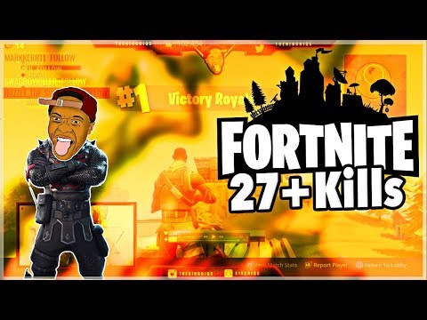 *NEW RECORD* 27 SOLO Kills In Fortnite - Battle Royale!! - *NEW RECORD* 27 SOLO Kills In Fortnite - Battle Royale!!