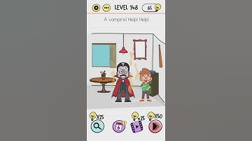 Brain Test level 147 A vampire Help Help