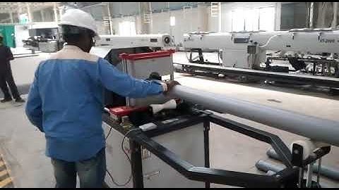 Airopower Systems Mumbai Polymer Pipe End Chamfering Facing machine APS-ACM 32-250 Automatic