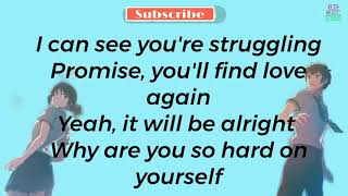 Charlie Puth & Blackbear- Hard on Yourself [Lyrics Video] Resimi