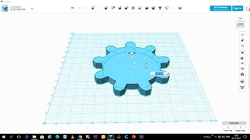 Design Gear by 123D Cad