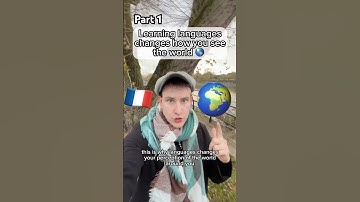 Learning languages changes how you see the world (Part 1) 🌍🇫🇷 #French #LearnFrench #Language