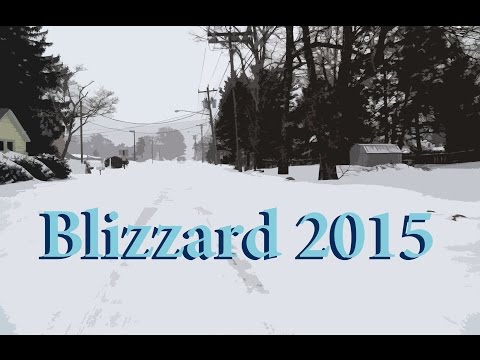 Winter Storm Juno Blizzard 2015 in HD Niantic Connecticut