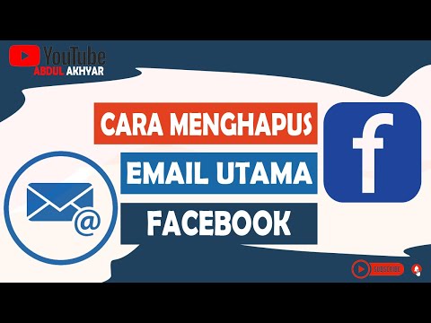 Cara Menghapus email utama di facebook - YouTube
