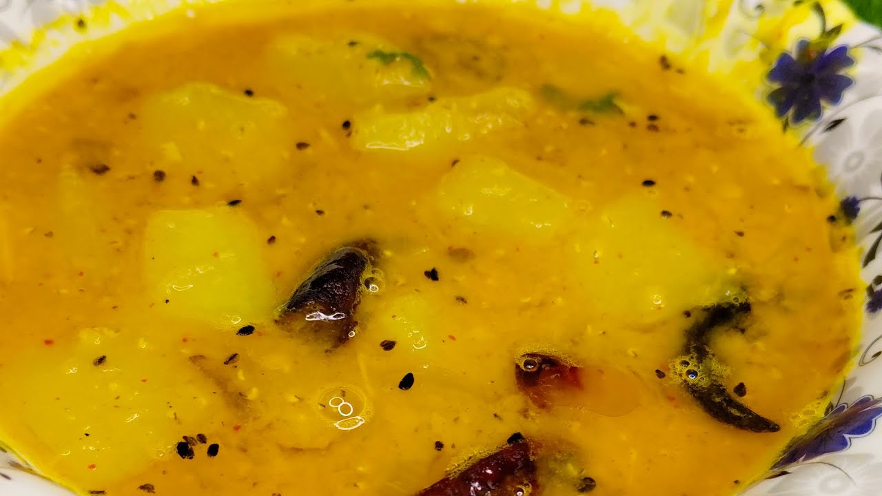 Musur পেঁপে দিয়ে মুসুরডালের রেসিপি। Pepe diye musur daler recipe. - YouTube