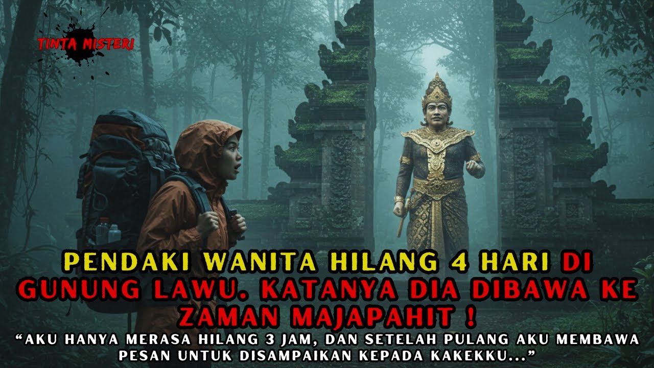 PENDAKI WANITA HILANG 4 HARI DI GUNUNG LAWU, TAPI DIA MERASA HANYA 3 JAM. DAN DIA BAWA PESAN UNTUK..