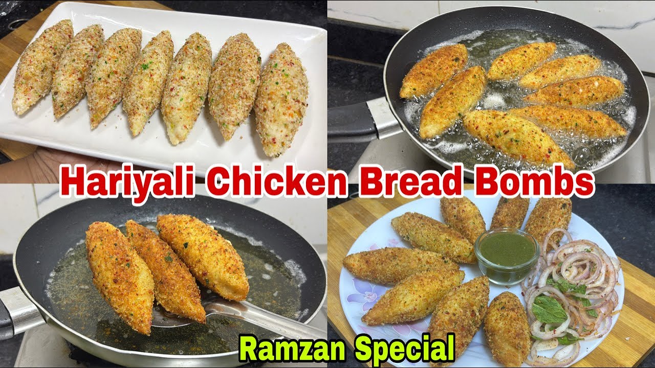 Chicken Bread Bombs Recipe | Ramzan Special Chicken Snacks | Iftar Recipe | Bhookncook