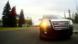 IDIOT DRIVER IN A GMC IS REALLY RETARDED