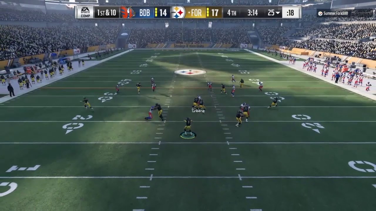 Madden 18 glitch in weekend  league!!!!