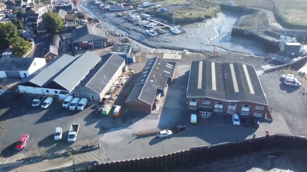 queenborough sheerness from the DJI mini 2 drone