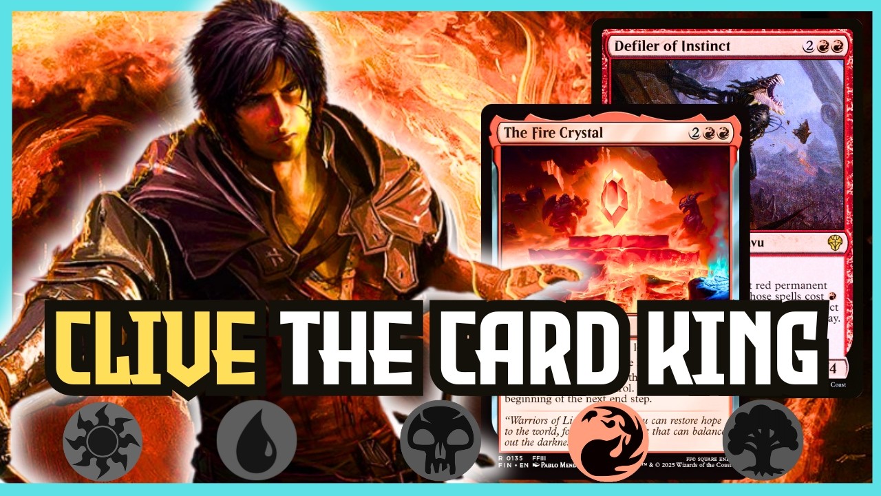 🔴Clive Makes BIG RED Decks UNFAIR! | MTG Arena Standard Final Fantasy Mono Red