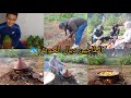 هذا النهار زرعنا الثومه شاركت معكم هذا الطاجين على الحطب 0681710512،،💪🏻🌱