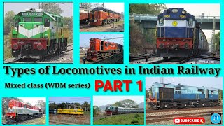 Types of Mixed Class Diesel locomotive in Indian Railway || By Indian Trains ASMR