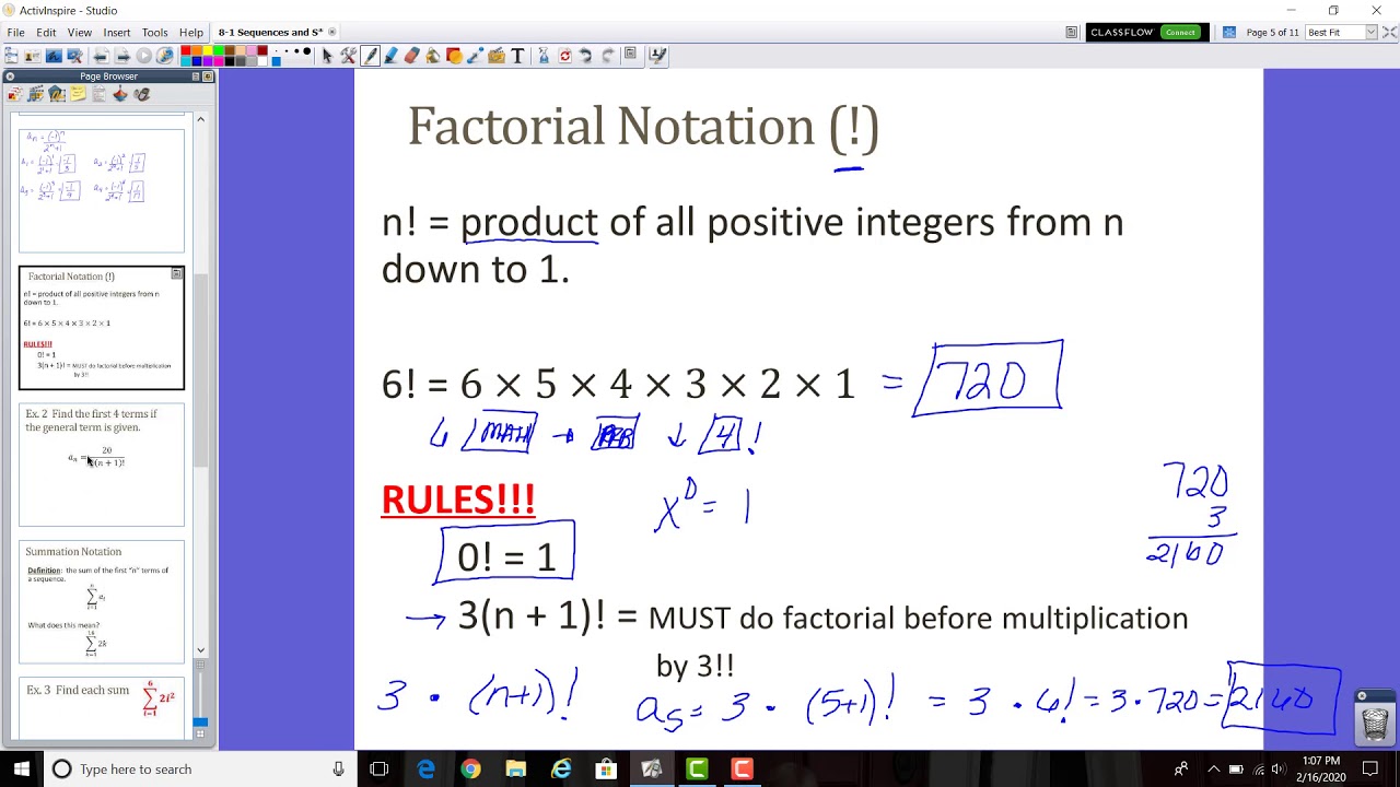 8.1 Sequences and Summation Notation - YouTube