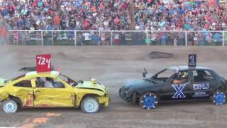 2017 Burnet Demolition Derby compacts
