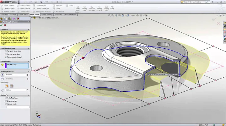 Mold Parting Surface