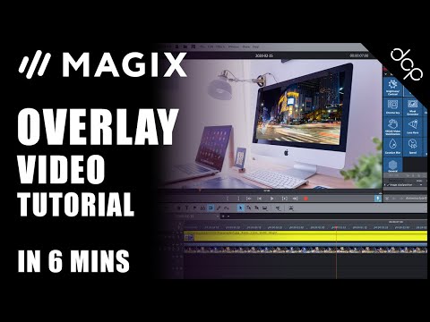 Overlay Video on Image Tutorial - Magix Movie Edit Pro 2020