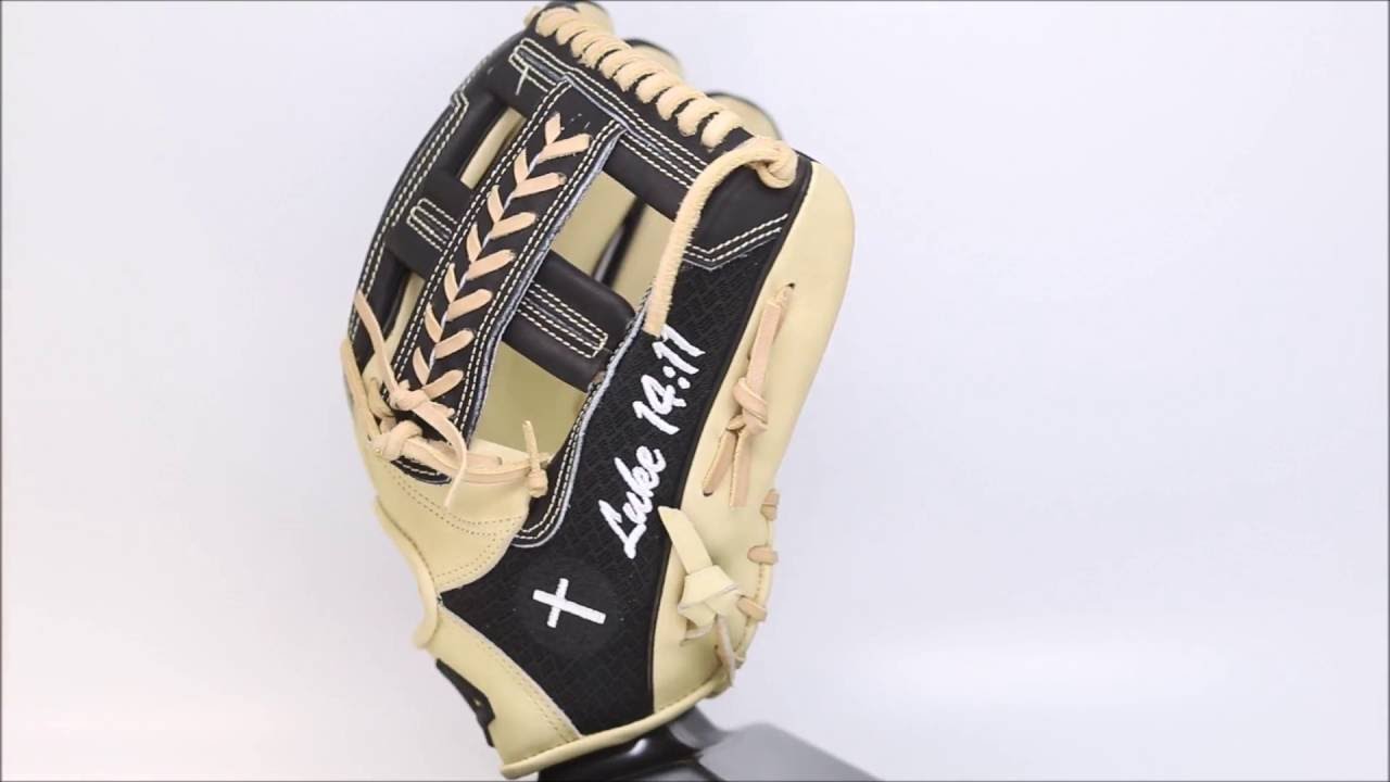 44 Pro Custom Baseball Glove Signature Series Black Mesh Blonde
