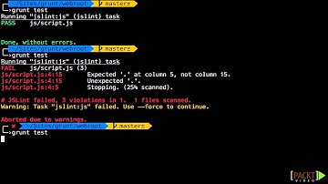 Introducing Grunt: The JavaScript Task Runner : Syntax Testing with JSLint | packtpub.com