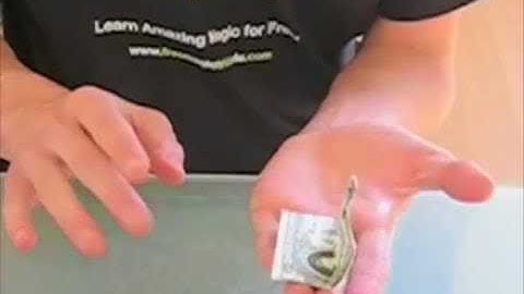 MAGIC TRICK: Self-folding Bill REVEALED!